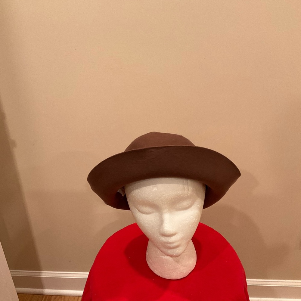 Collect 18 Wool Bucket Hat color Rust - Picture 2 of 10